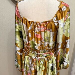 Floral Asymmetrical Dress